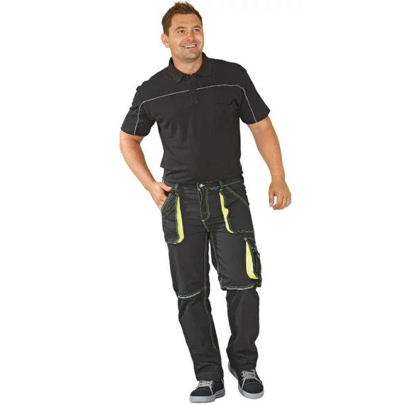 Planam 6220 Basalt neon derekasnadrág 46