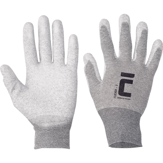  FLICKER kötött nylon, tenyér PU, antiszt 10