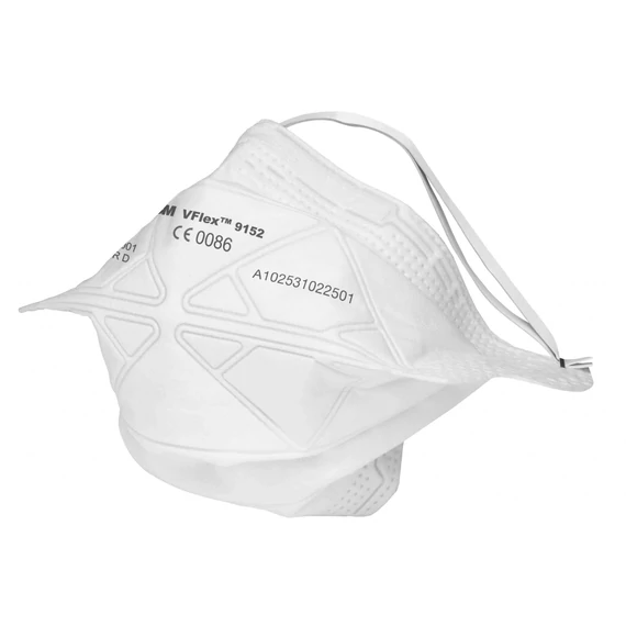 3M VFlex 9152 FFP2 NR D szelep nélküli arcmaszk 3M VFlex 9152 FFP2 NR D szelep nélküli arcmaszk