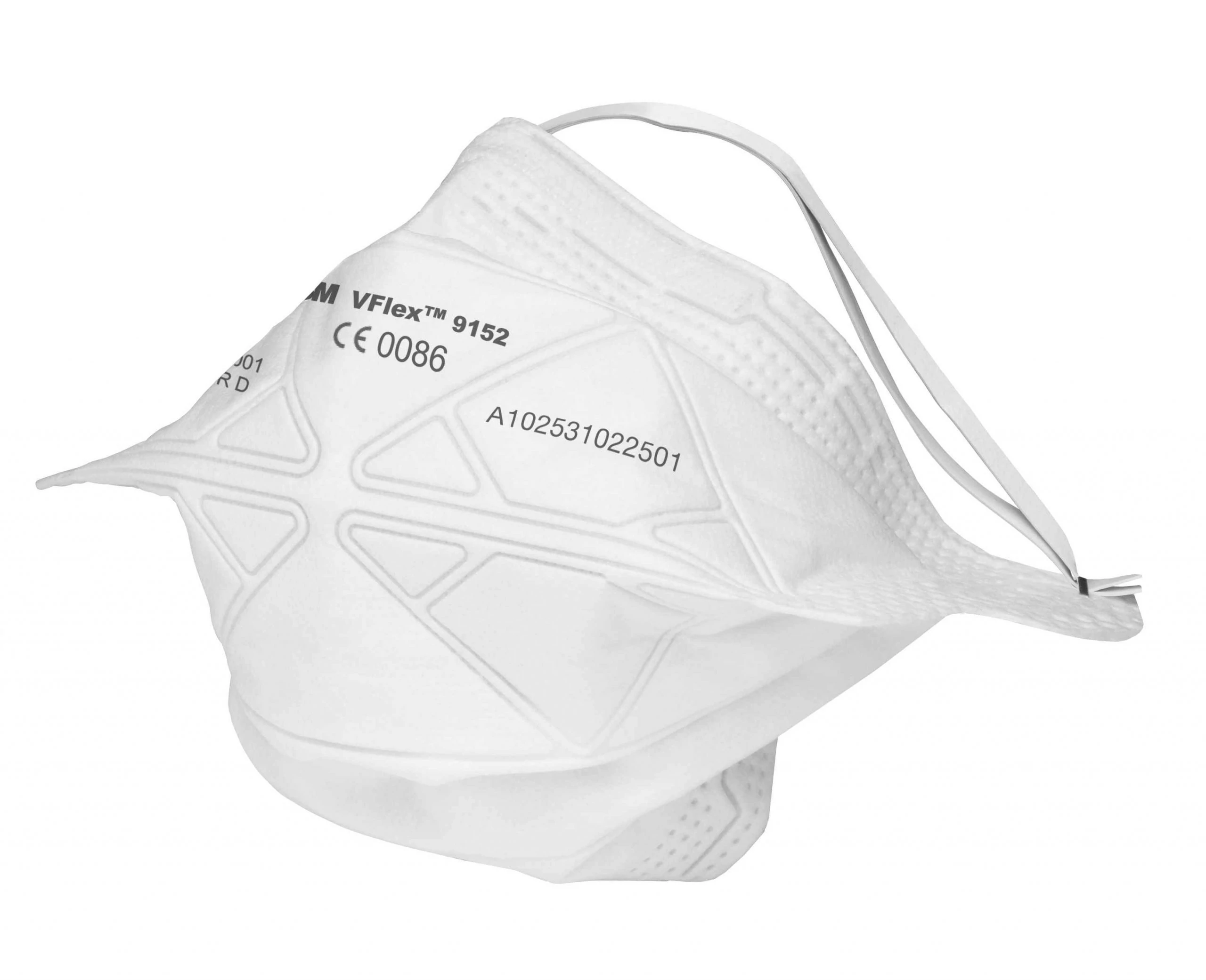 3M VFlex 9152 FFP2 NR D szelep nélküli arcmaszk
